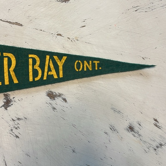Vintage Thunder Bay Ontario Souvenir Pennant - Picture 3 of 5